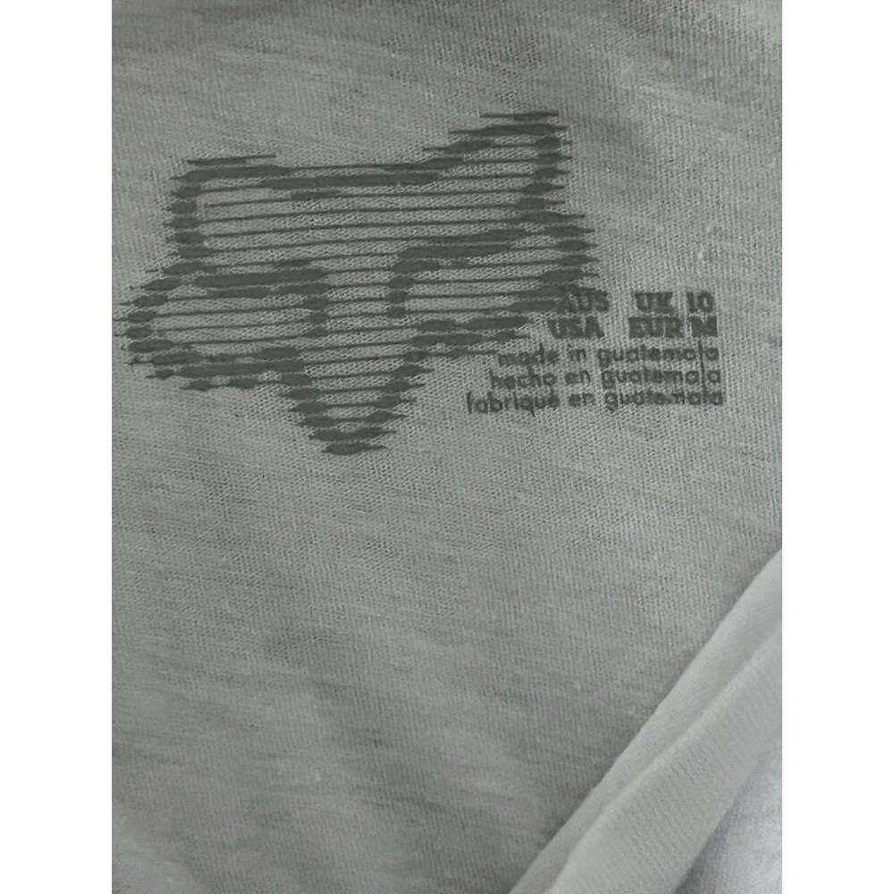 FOX Racing Fitted T-shirt Ladies Size M White Black Graphic Design Y2K - Picture 5 of 8